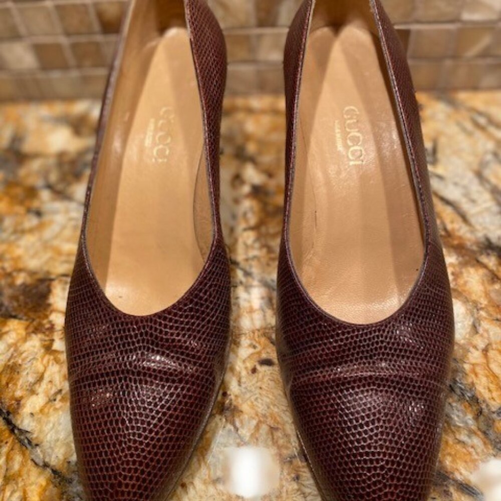 Gucci - Rare, Narrow-Width Brown Vintage Pumps